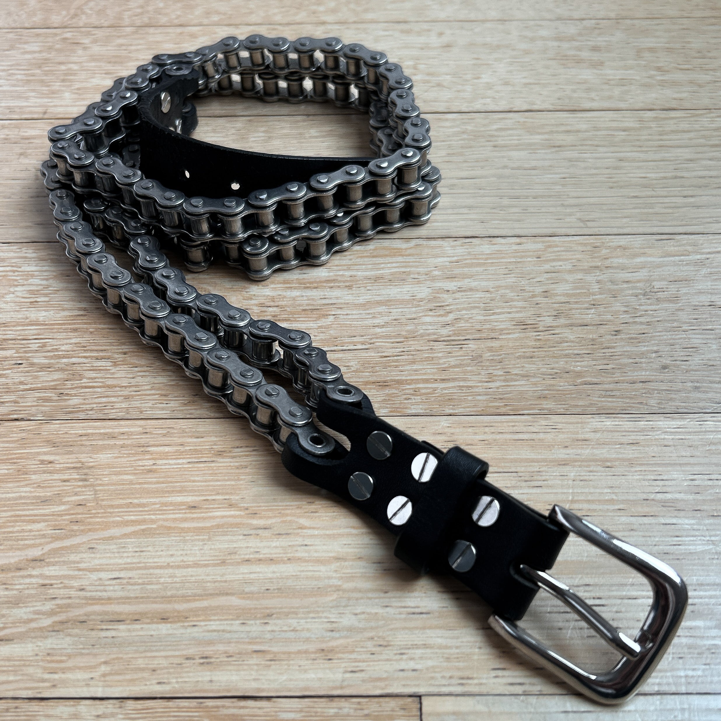 AW10 Balmain by Christophe Decarnin Bike Chain Belt – goatskn