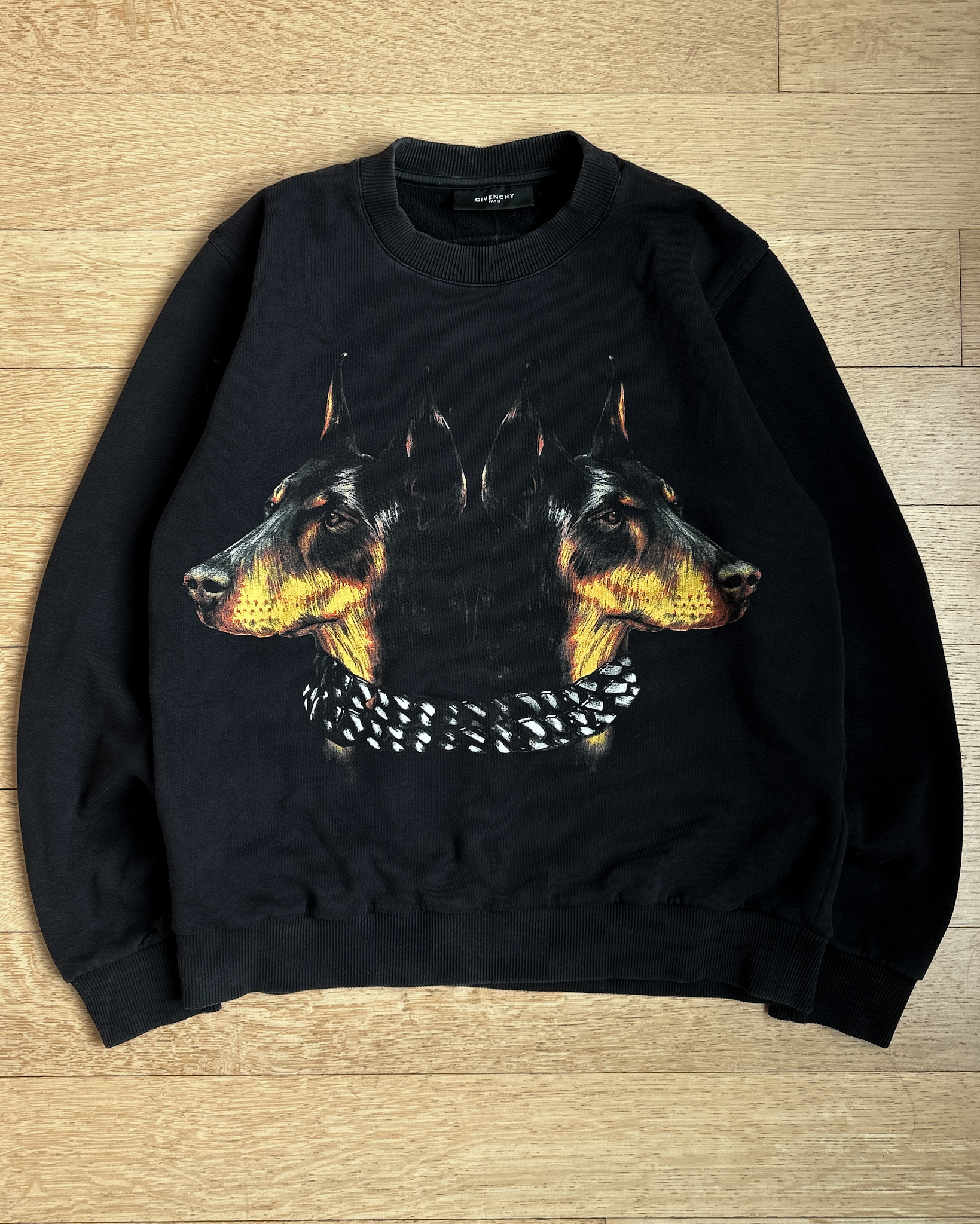 Givenchy Twin Doberman Crewneck Sweatshirt – goatskn