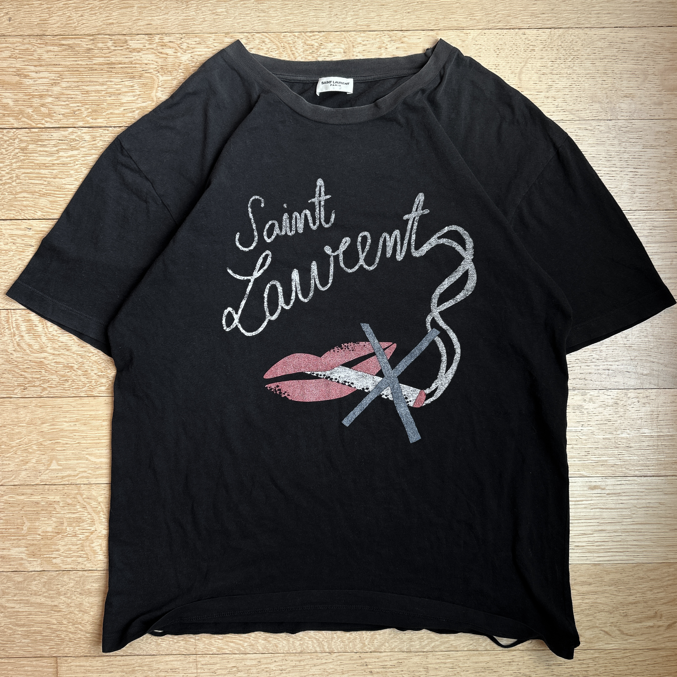 Saint Laurent “No Smoking” Tee – goatskn