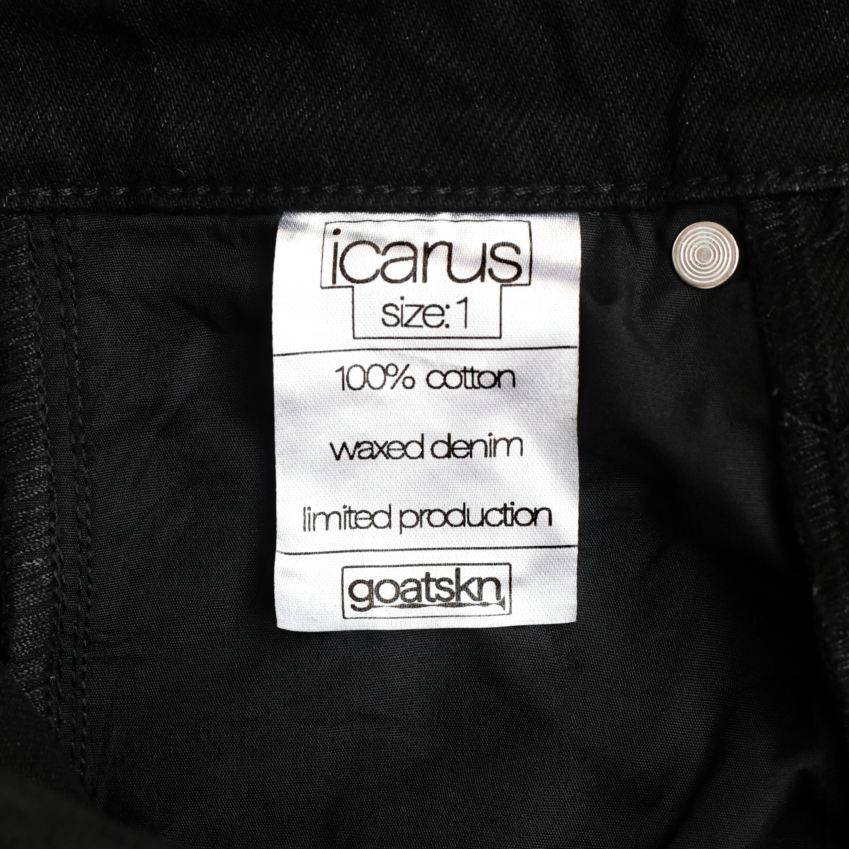 Icarus Waxed Flared Jeans