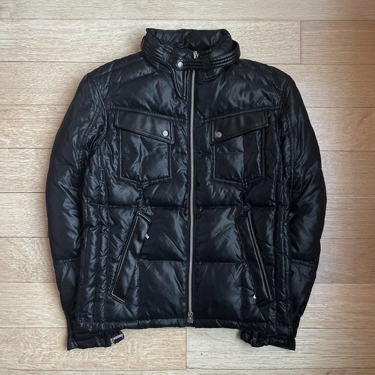 Tornado Mart Downfilled Jacket with Leather Accents