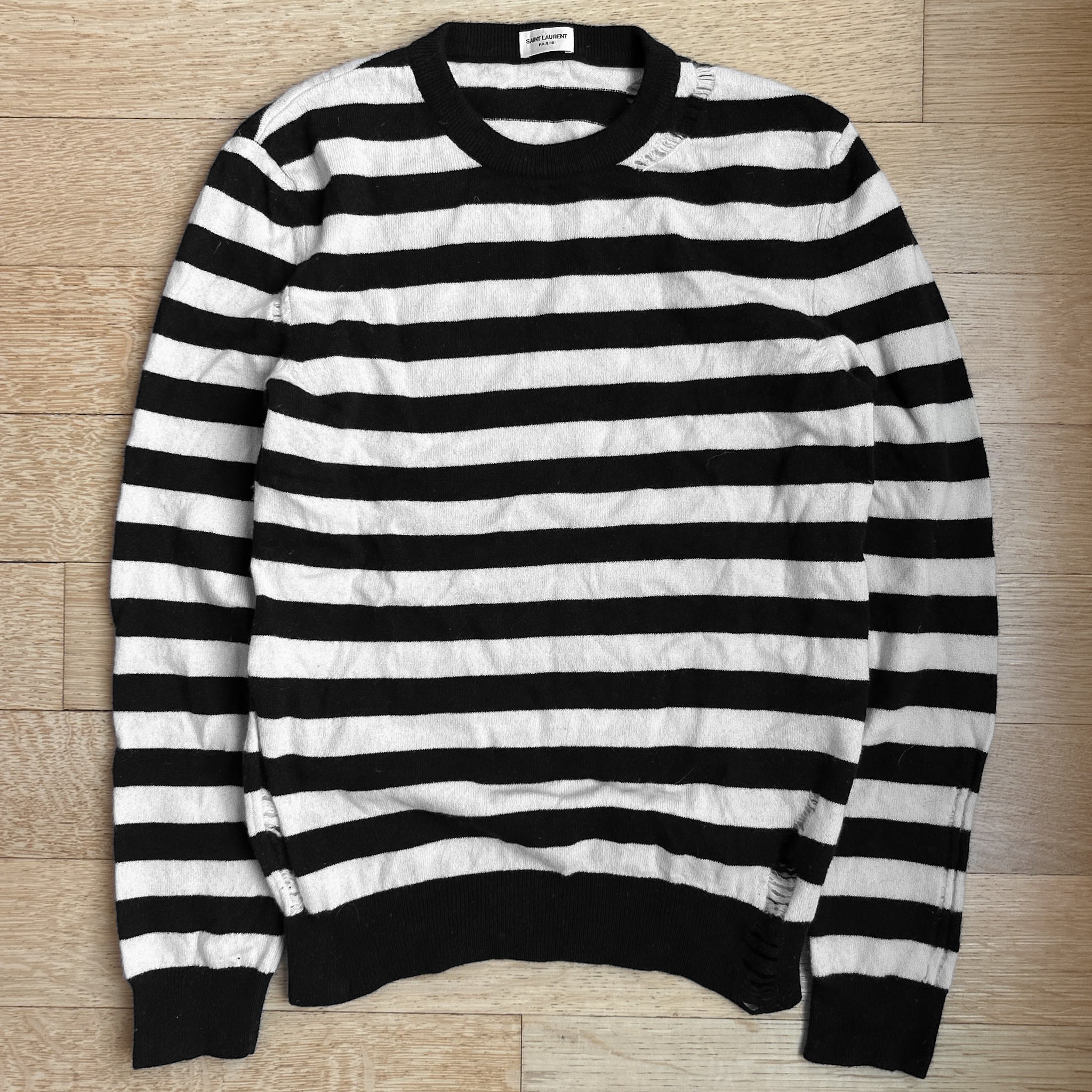 Saint Laurent Striped Wool Sweater