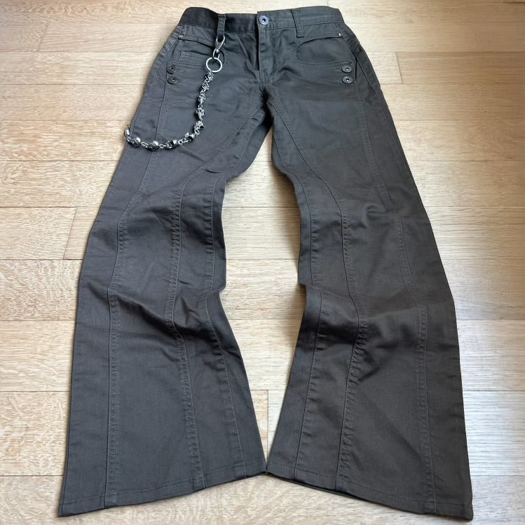 2000s A.R.Y Flared Tactical Cargo Pants