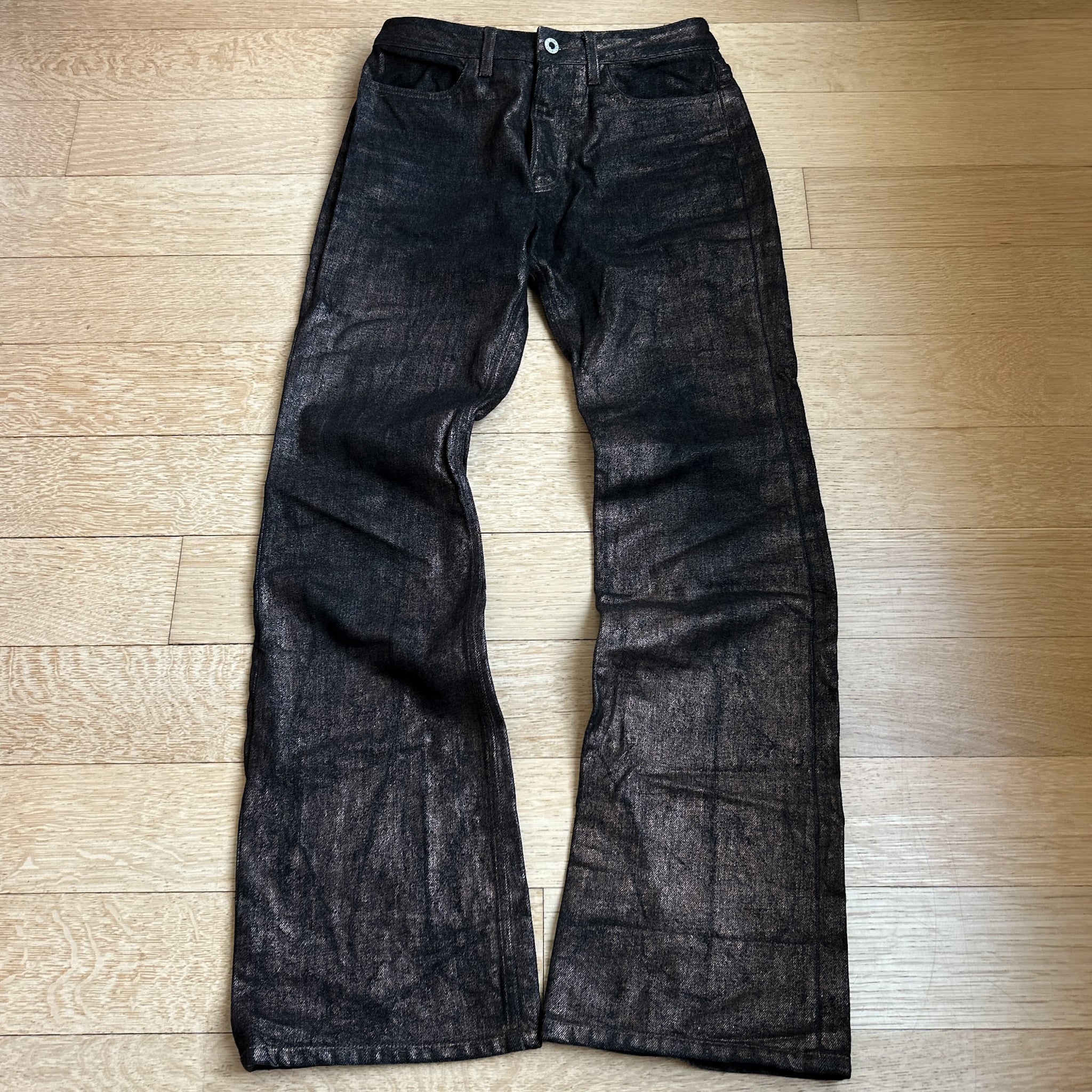 Rip Van Winkle Coated Bootcut Jeans
