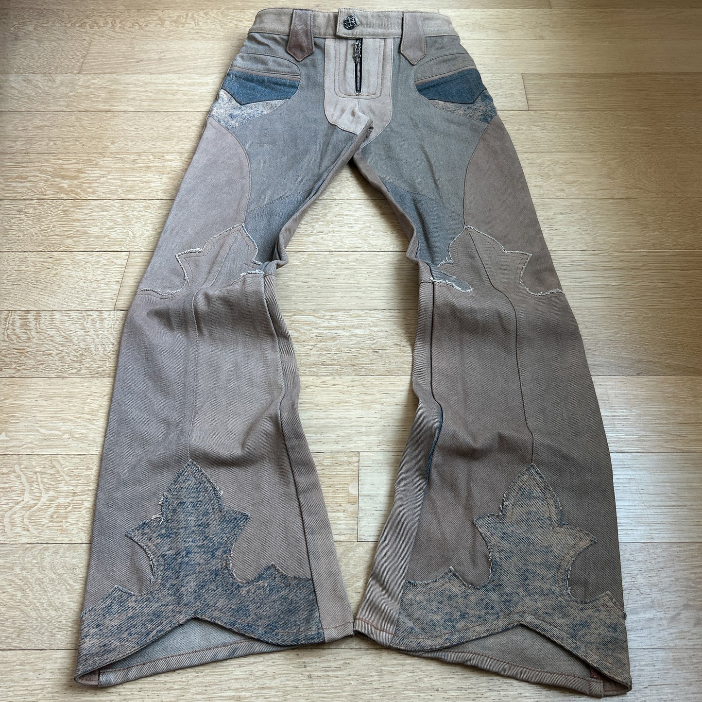 90s A&G “Fleur” Flared Jeans with Sterling Silver Hardware