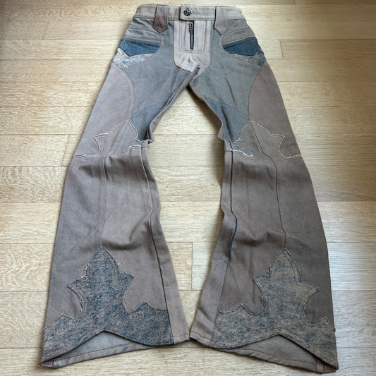 90s A&G “Fleur” Flared Jeans with Sterling Silver Hardware