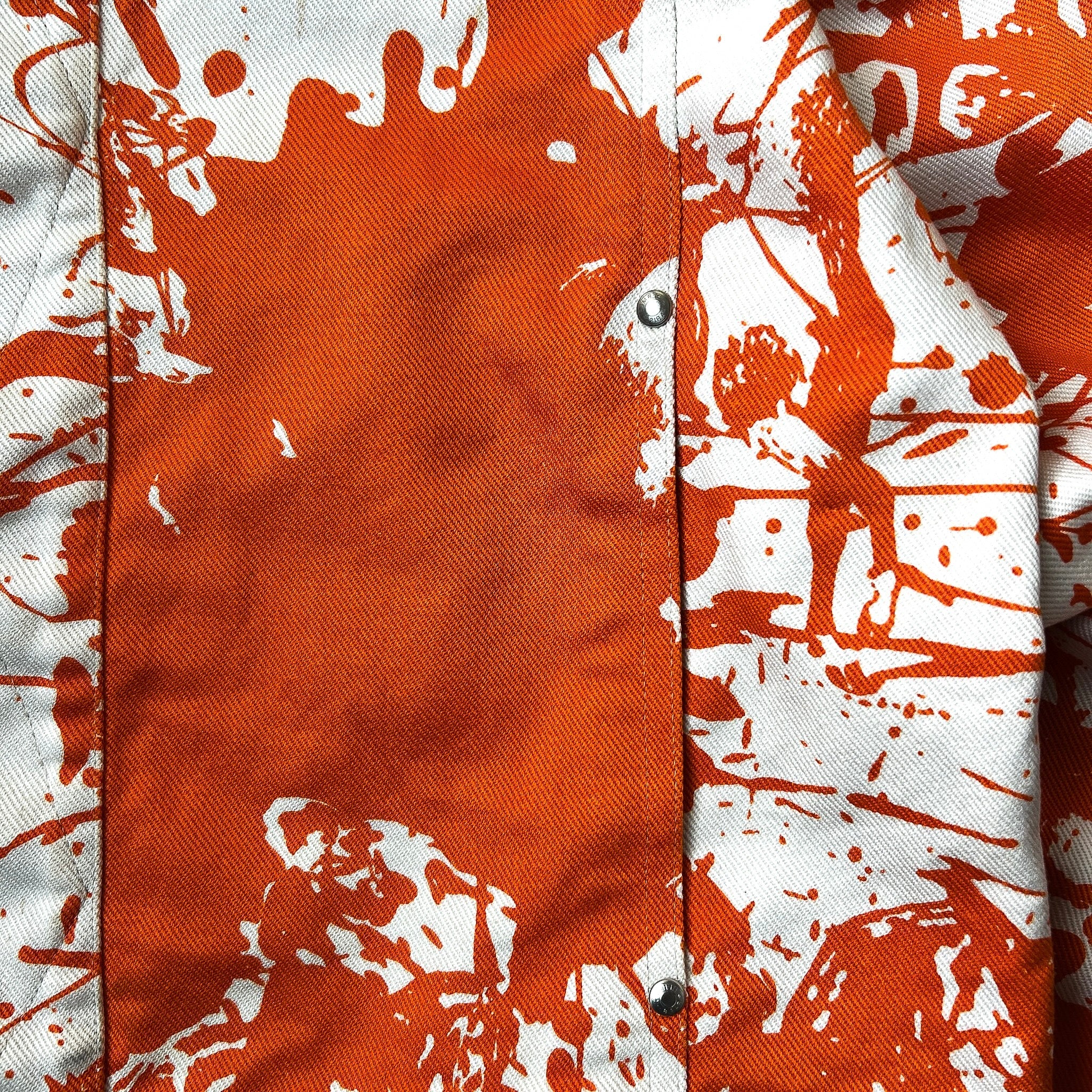 SS04 Hermes by Martin Margiela “Cheval Surprise” Splatter Paint Jacket