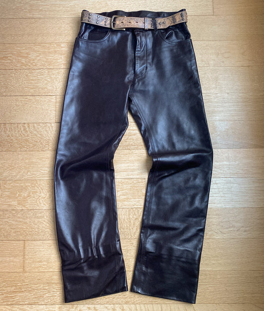 Katharine Hamnett Horse Leather Pants