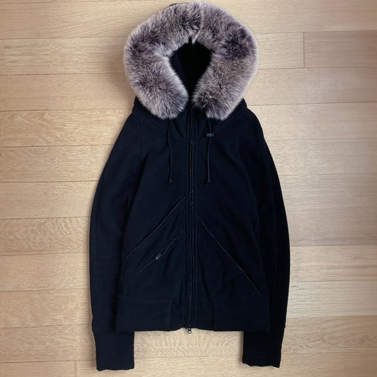 IfSixWasNine Asymmetrical Fox Fur Parka