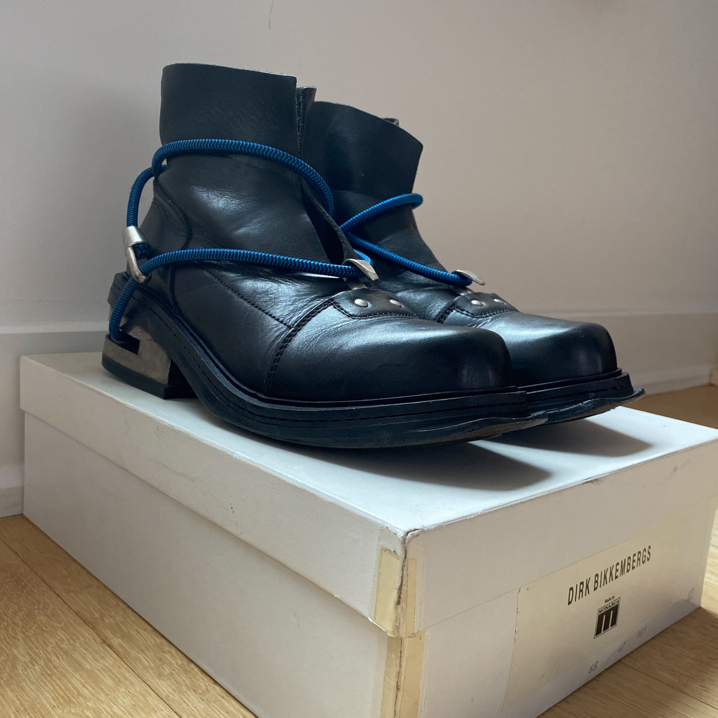 AW96 Dirk Bikkembergs Bungee Cord Mountaineering Boots