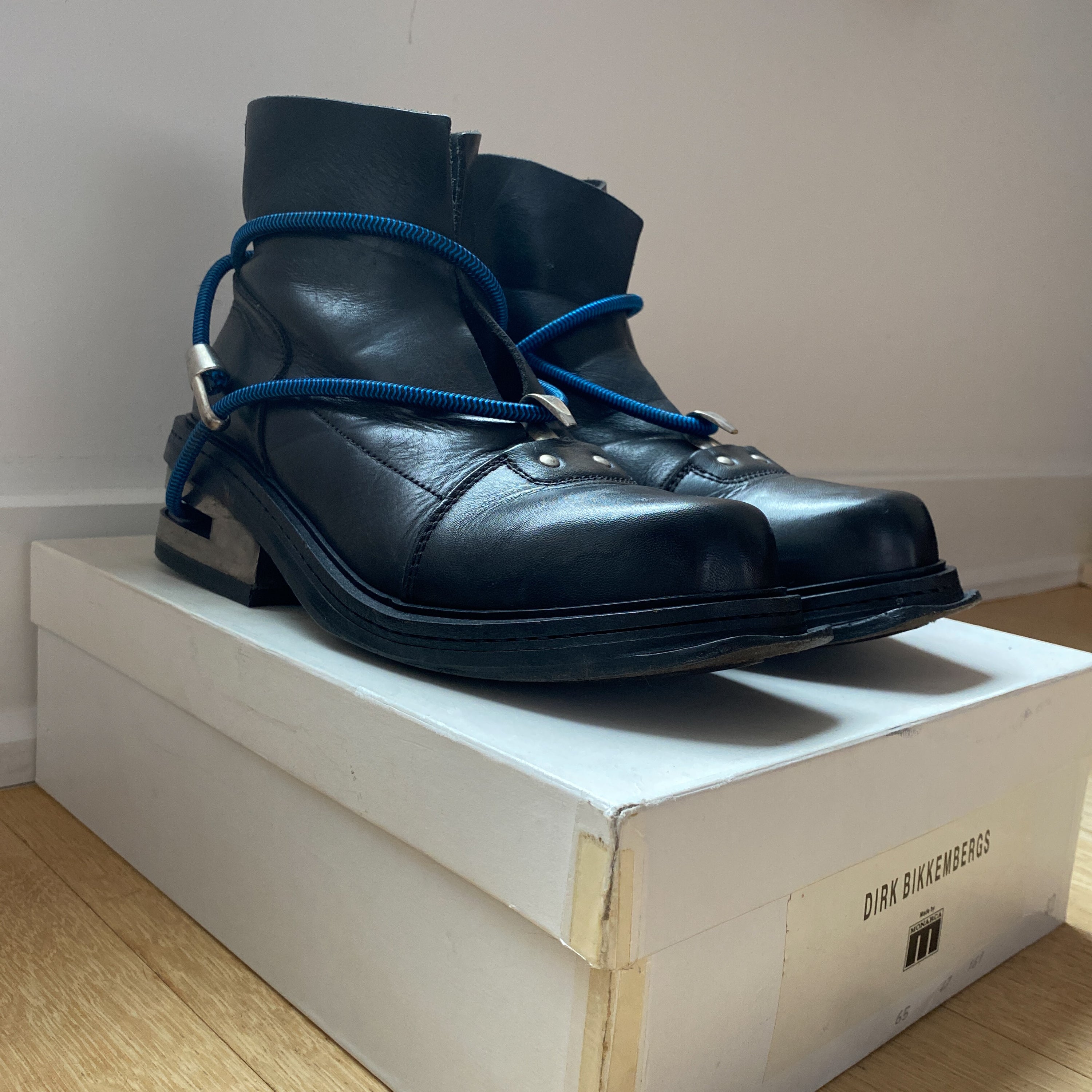 AW96 Dirk Bikkembergs Bungee Cord Mountaineering Boots