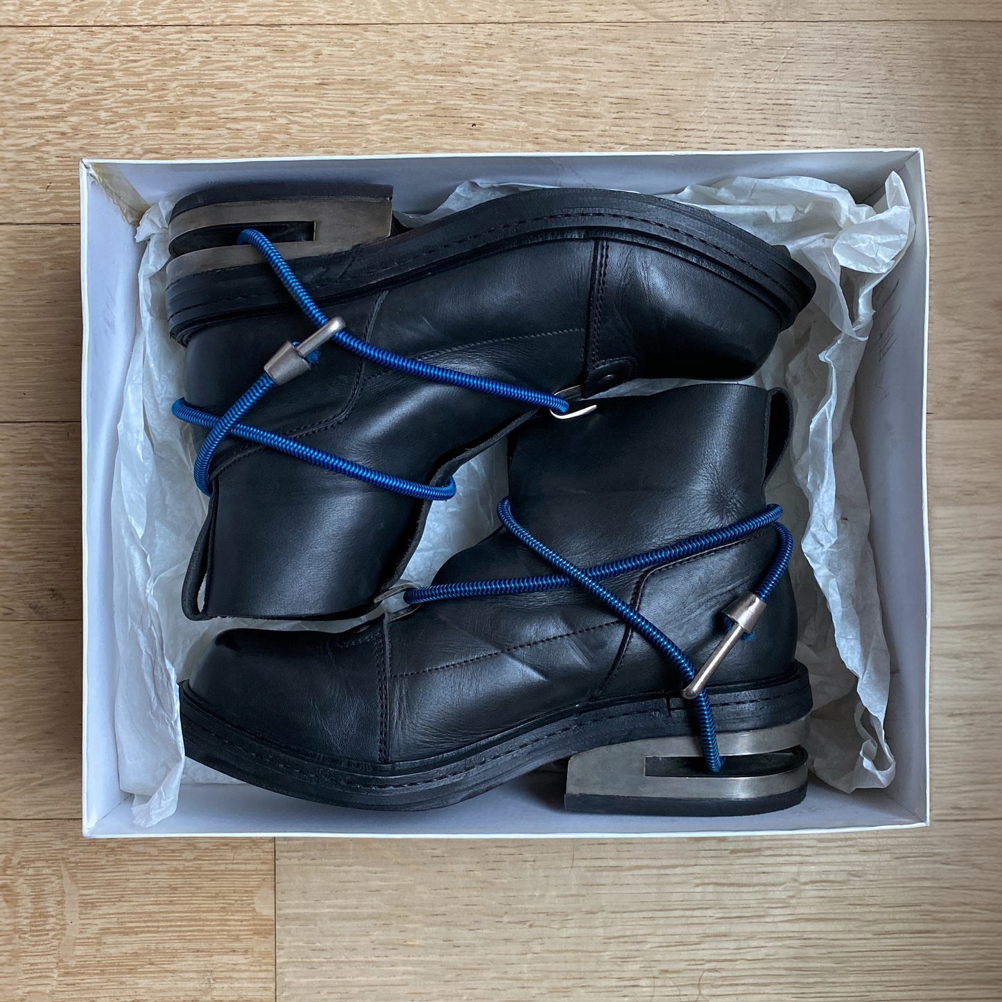 AW96 Dirk Bikkembergs Bungee Cord Mountaineering Boots