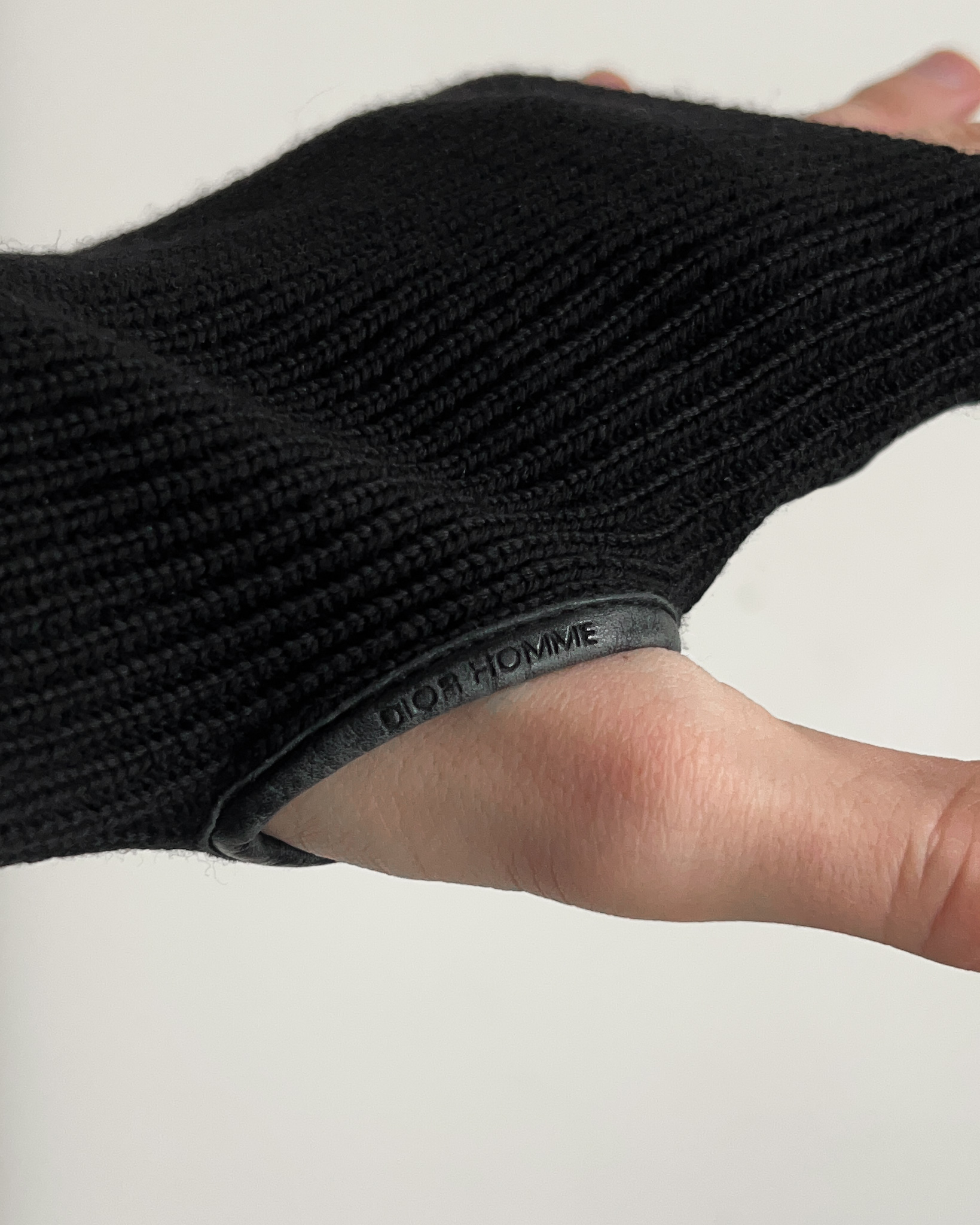 AW07 Dior Homme “Navigate” Wool Knitted Zip-Up