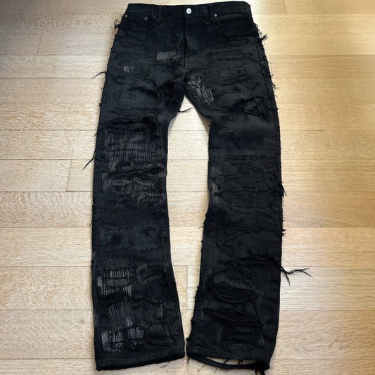 AW05 Undercover 85 “Arts & Crafts” Black Denim