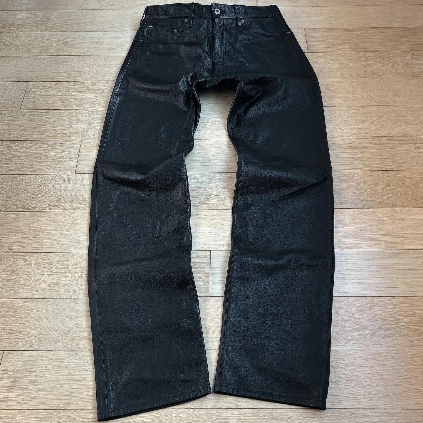 Tornado Mart Straight Cut Leather Pants