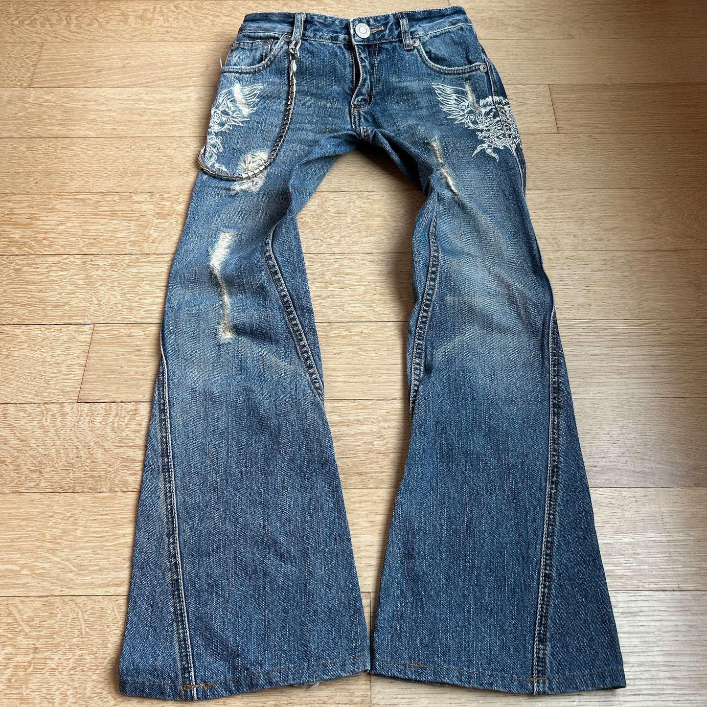 Semantic Deisgn Blue Flared Jeans