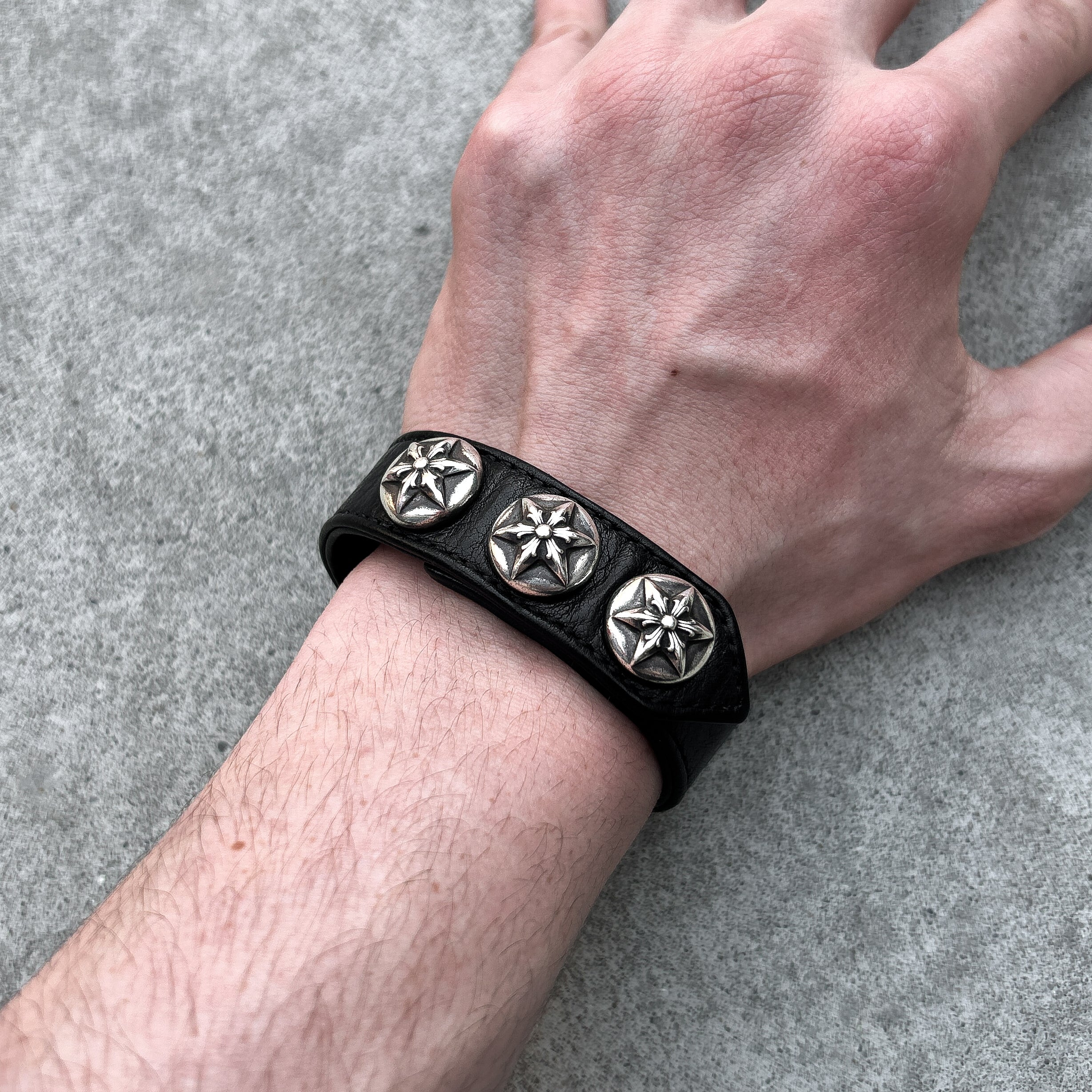 Chrome Hearts Star Snap Bracelet