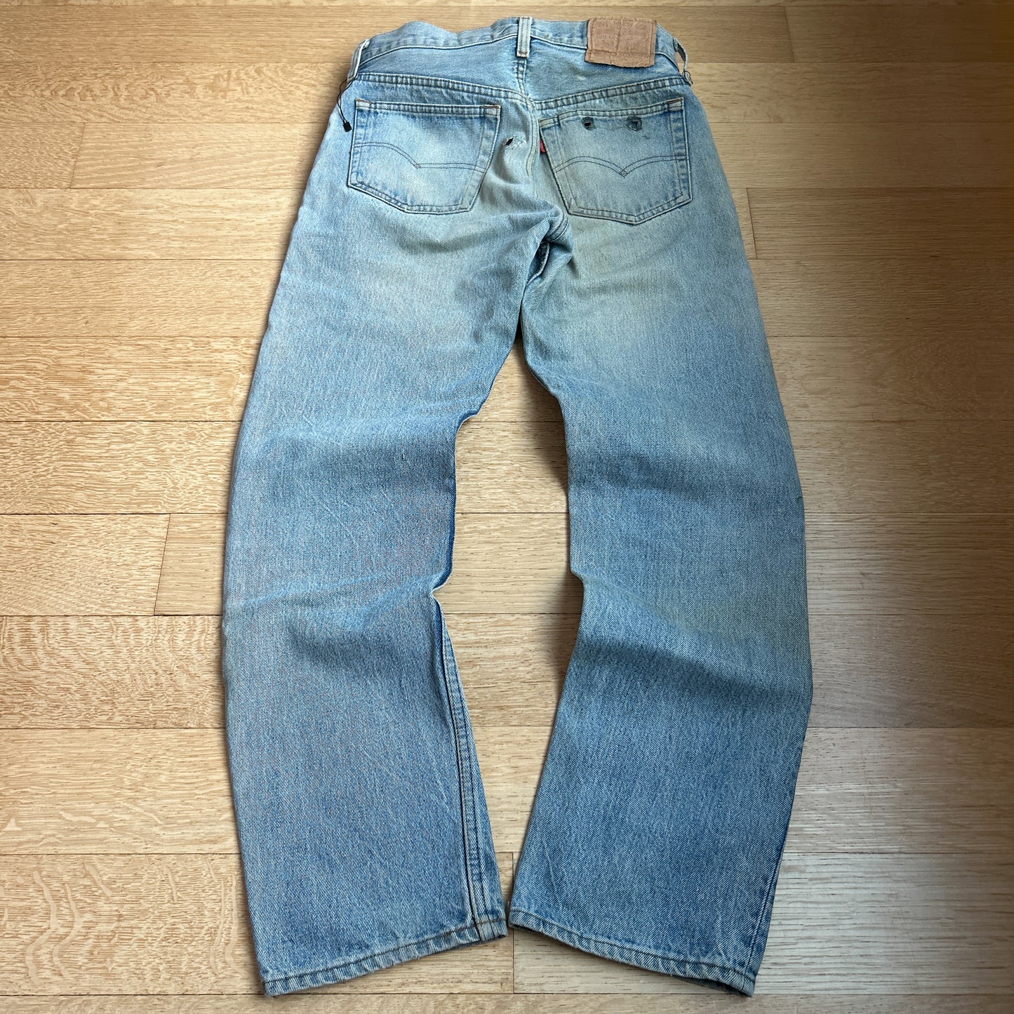 A&G Washed Carpenter Jeans with .925 Silver Hardware