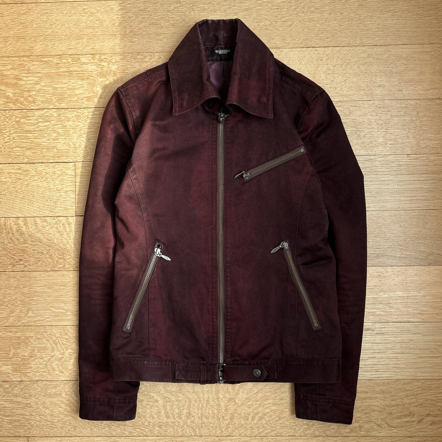 Tornado Mart Burgundy Suede Jacket