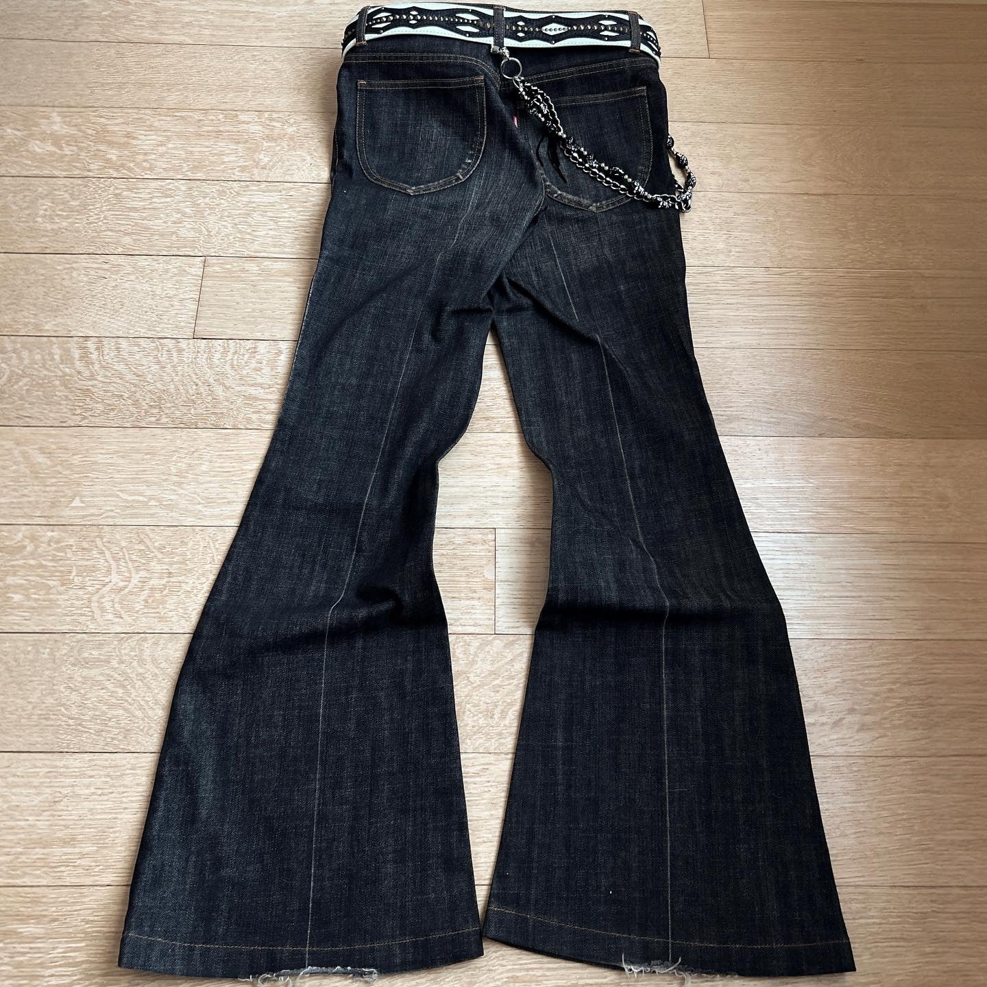 Tornado Mart Washed Black Flared Jeans