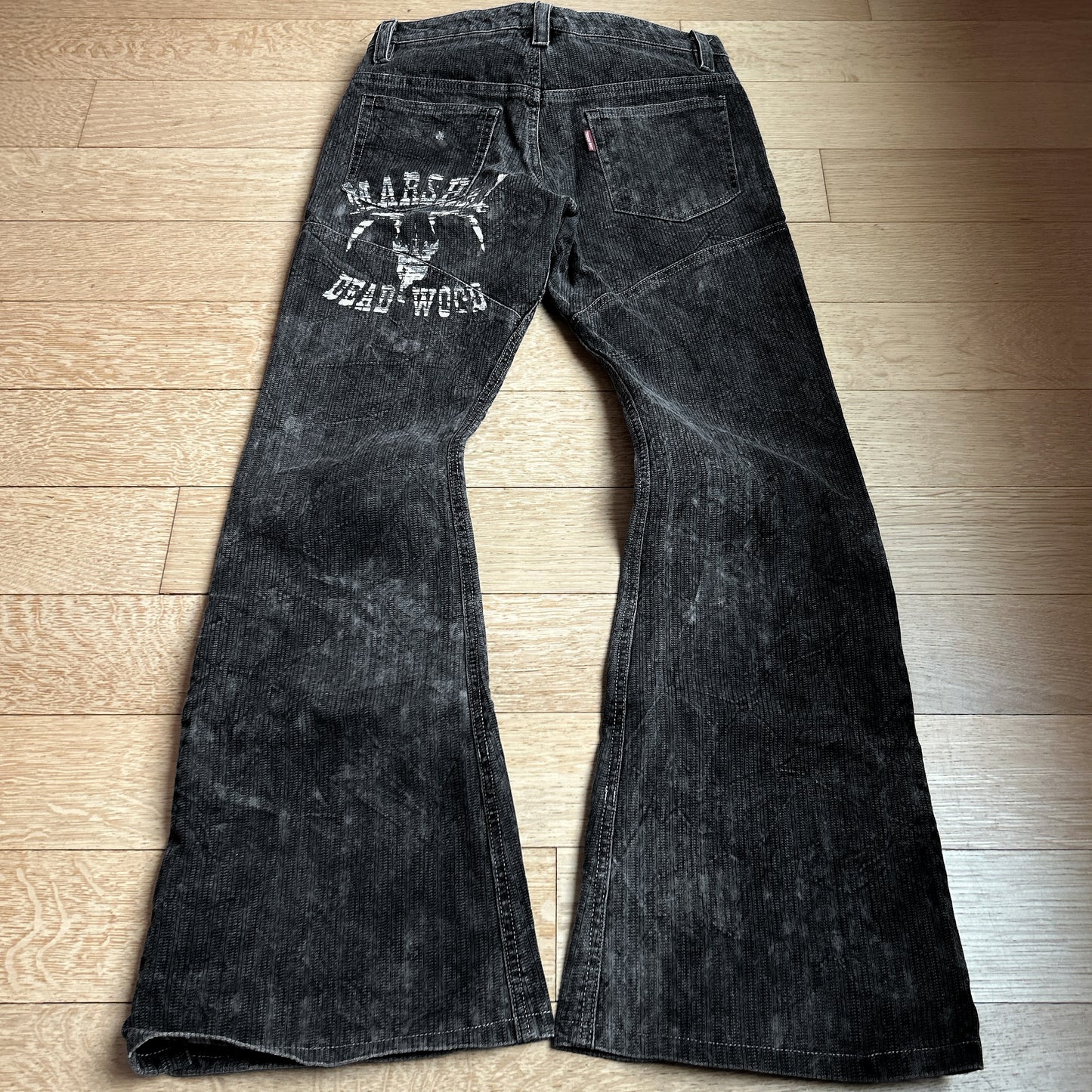 Tornado Mart “Deadwood” Laceup Flared Jeans