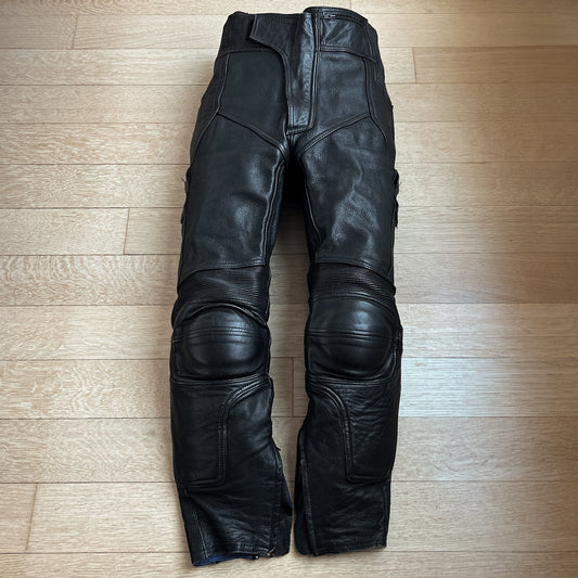 2000s Kadoya Armored Leather Motorcycle Pants