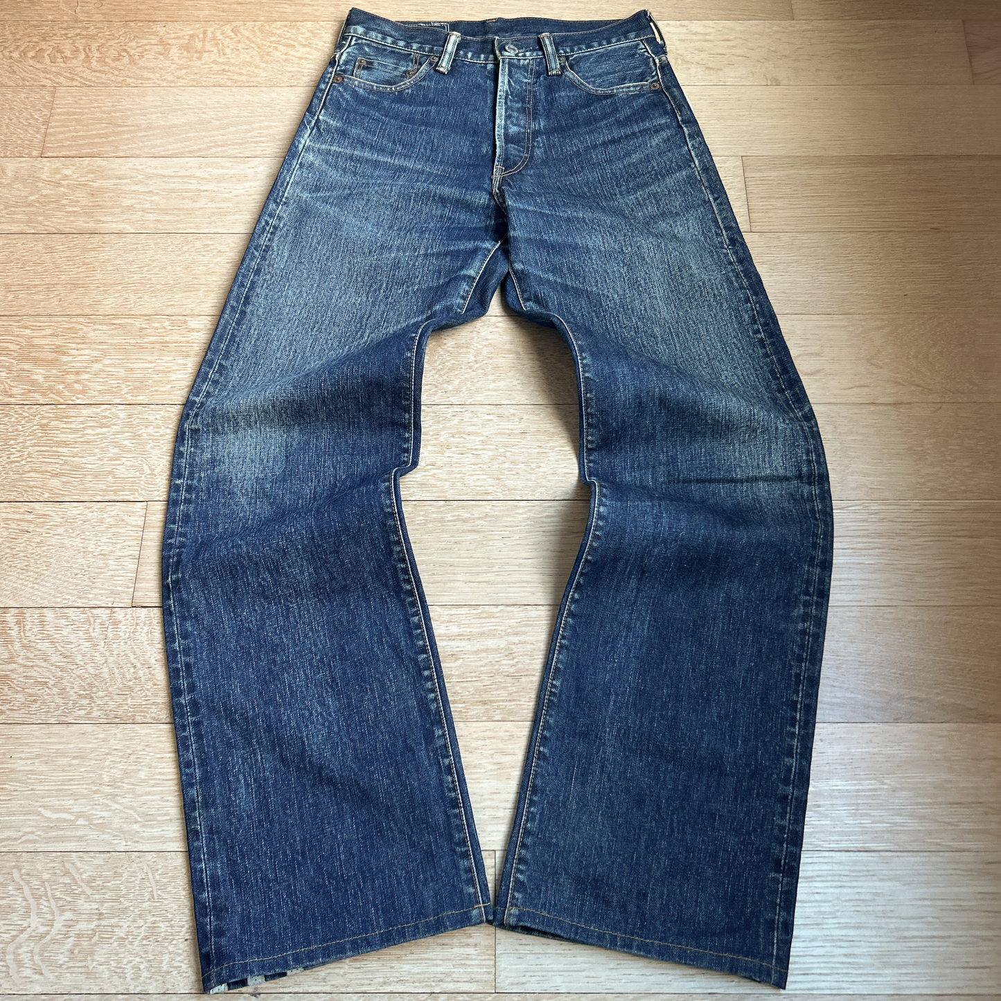 SS04 Yohji Yamamoto Y-3 x Adidas Spotted Horse Jeans