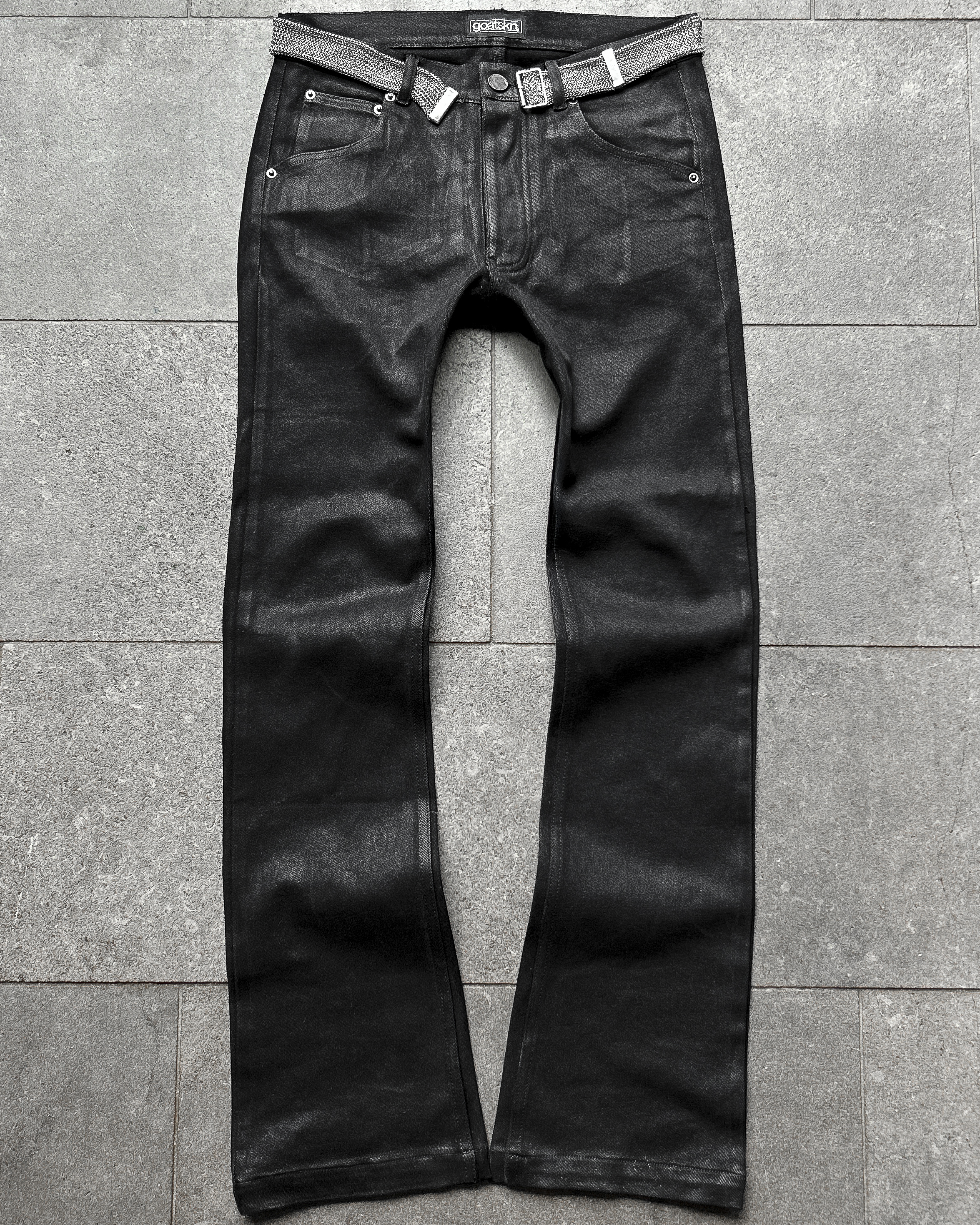 Zealot Waxed Slim Bootcut Jeans